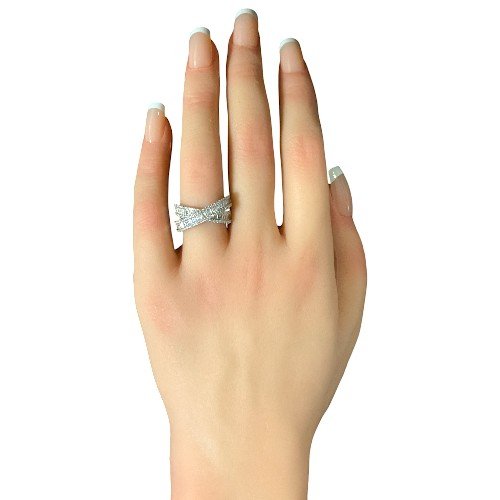Criss-Cross Baguette Ring3