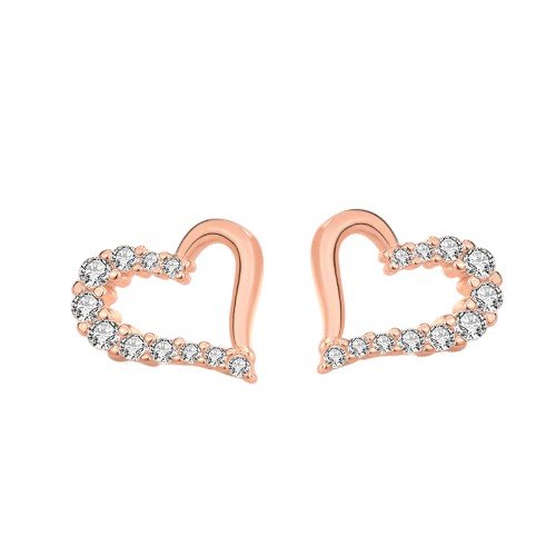 Hollow Heart Stud Earrings1