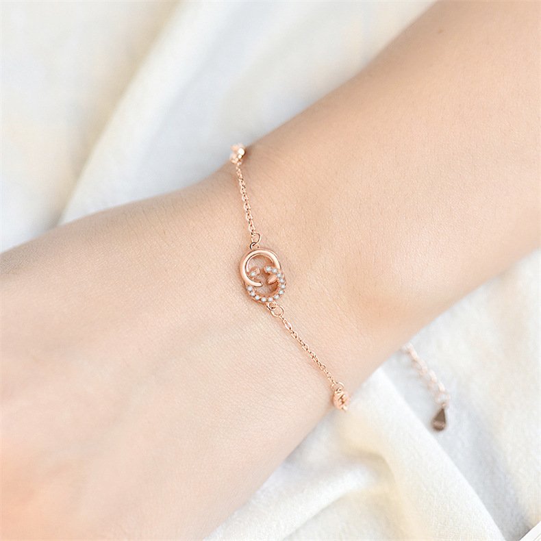 Open Letters sterling silver bracelet for women 3