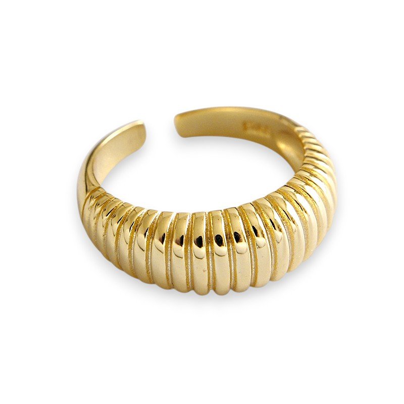 Ribbed Statement Ring1