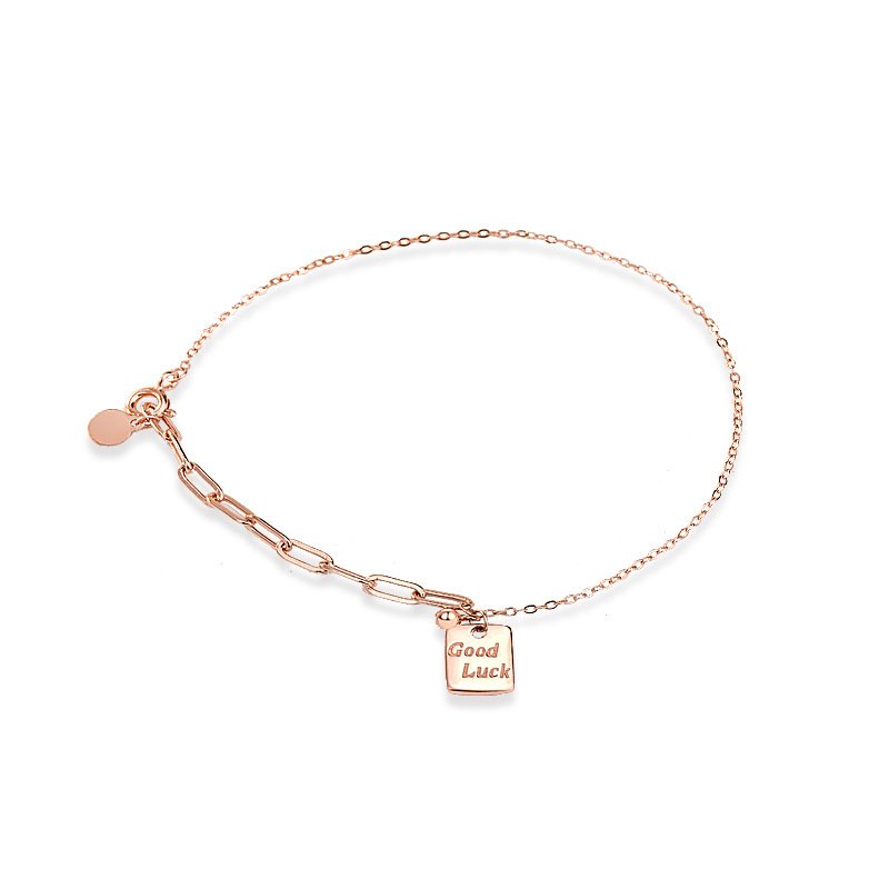 Good Luck Charm Bracelet in rose gold for women 1