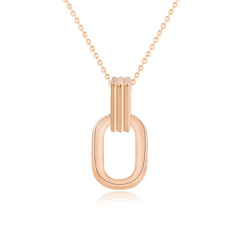 Oval Pendant Necklace
