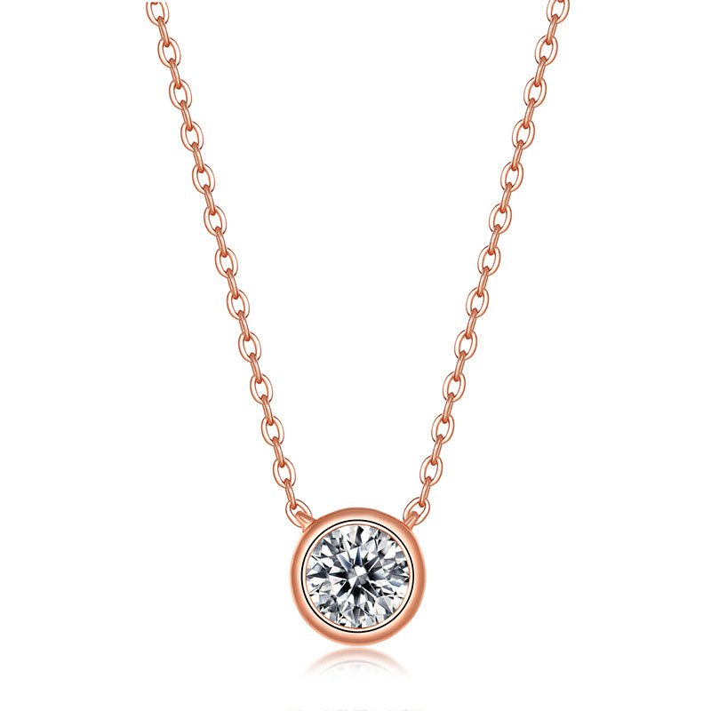 Moissanite Pendant Necklace