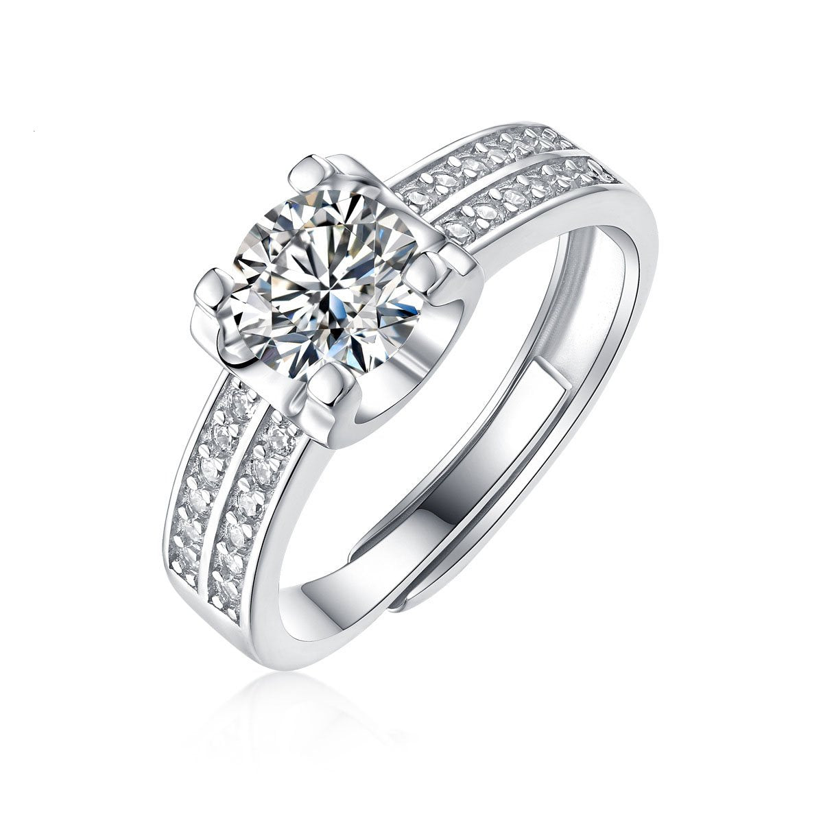 Solitaire Adjustable Ring6