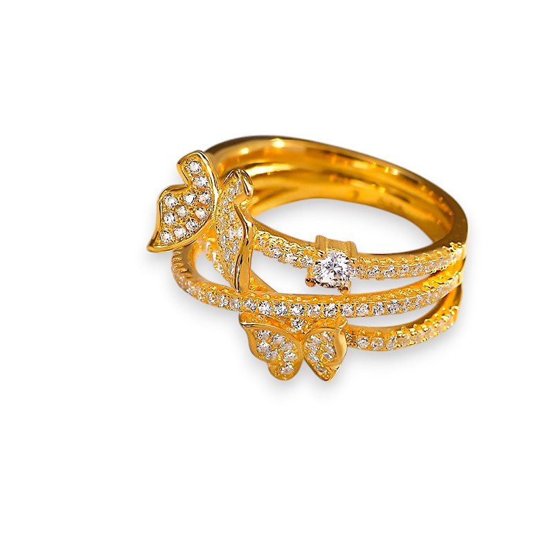 Bold Butterfly Ring1