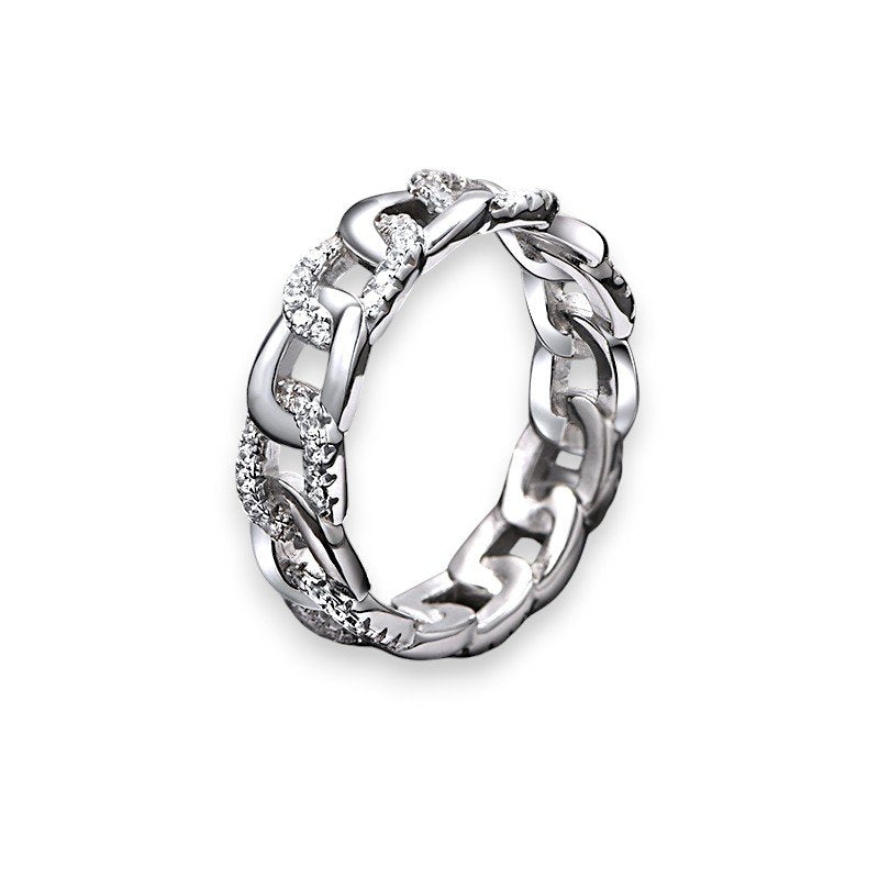 Chain Link Eternity Ring1