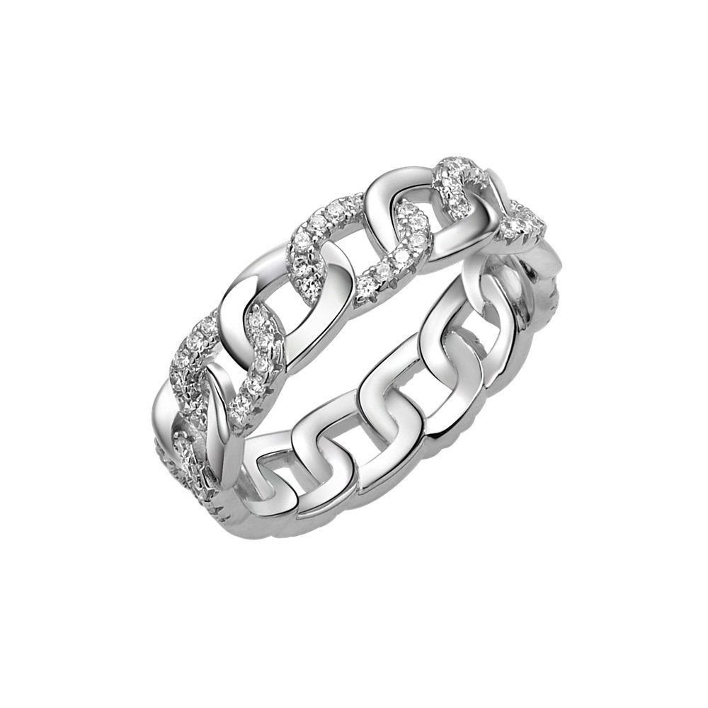 Chain Link Eternity Ring3