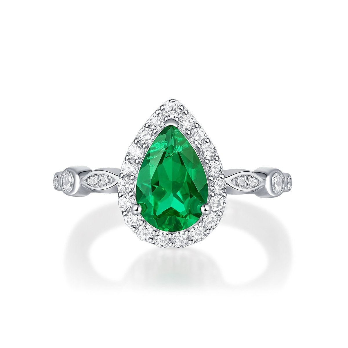 Waterdrop Gemstone Ring5