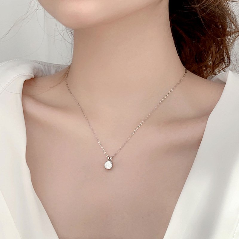 Solitaire Pendant Necklace