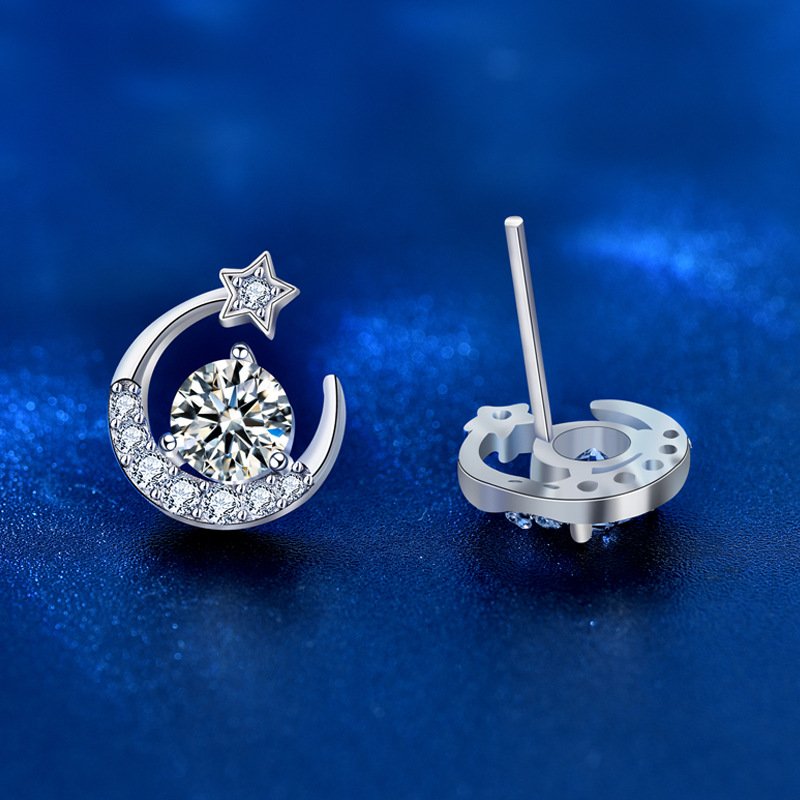 Cresent Moon Stud Earrings5