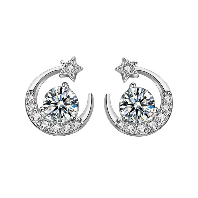 Cresent Moon Stud Earrings6