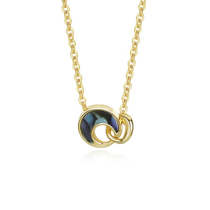 Wave Pendant Necklace