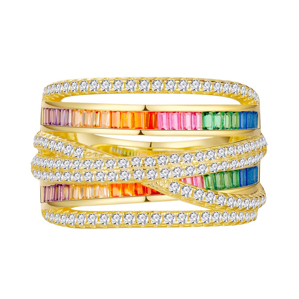 Multicolor Statement Ring1