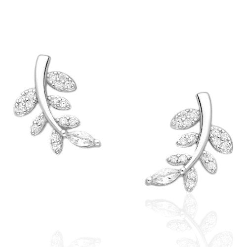 Leaf stud Earrings1