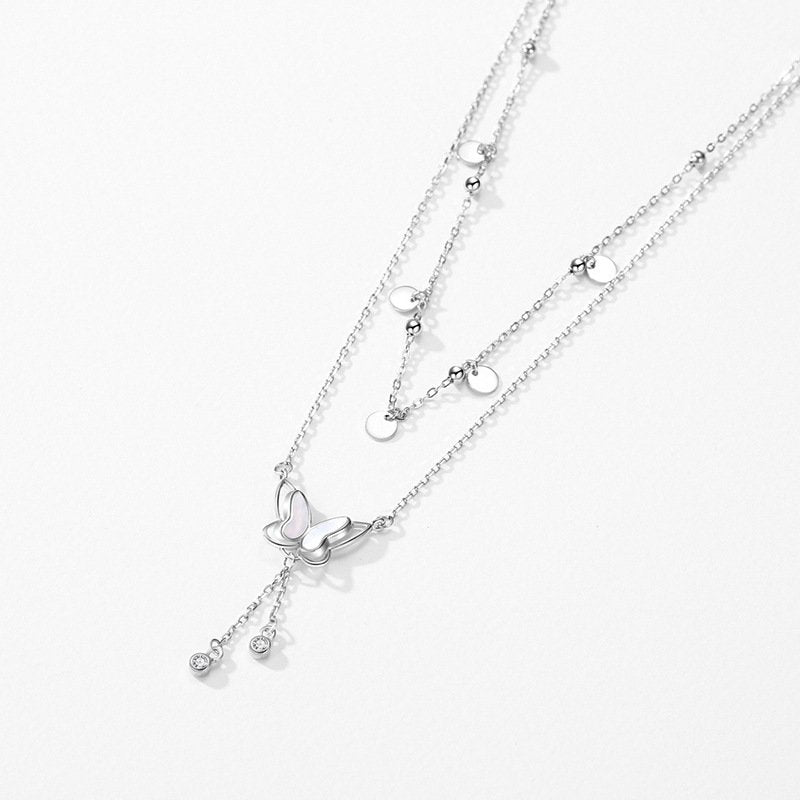Layered Butterfly Necklace