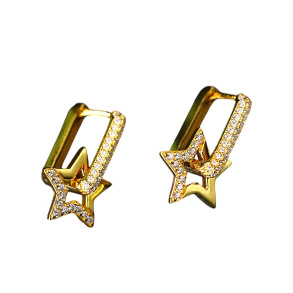 Star Hoop Earrings1
