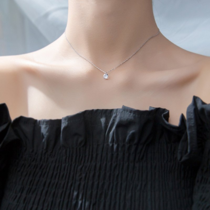Solitaire Pendant Necklace