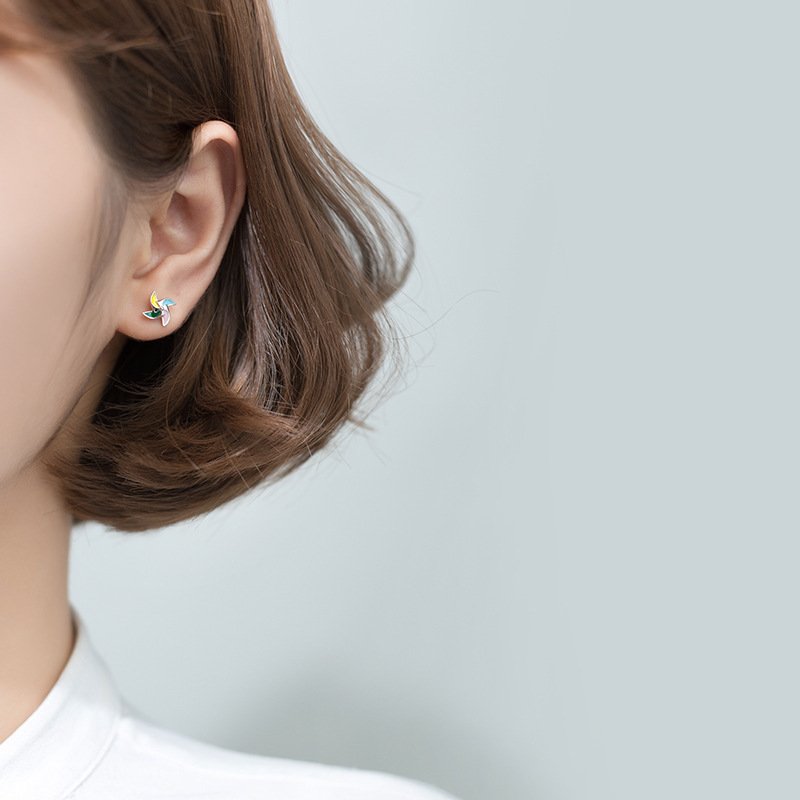 Colorful Pinwheel Studs4