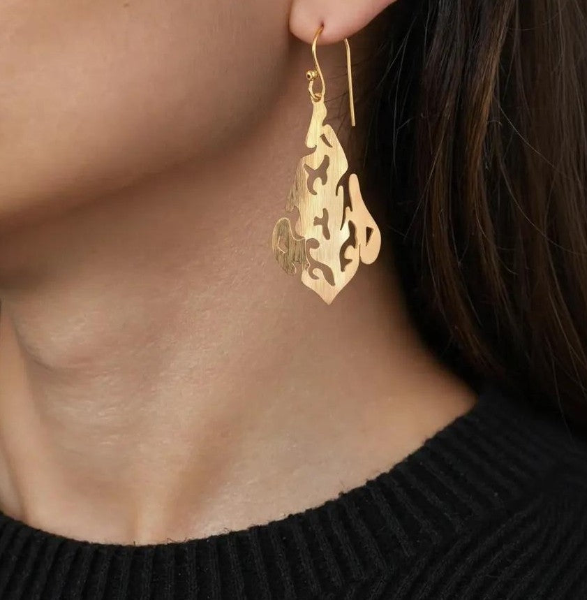 Abstract Art Statement Earrings