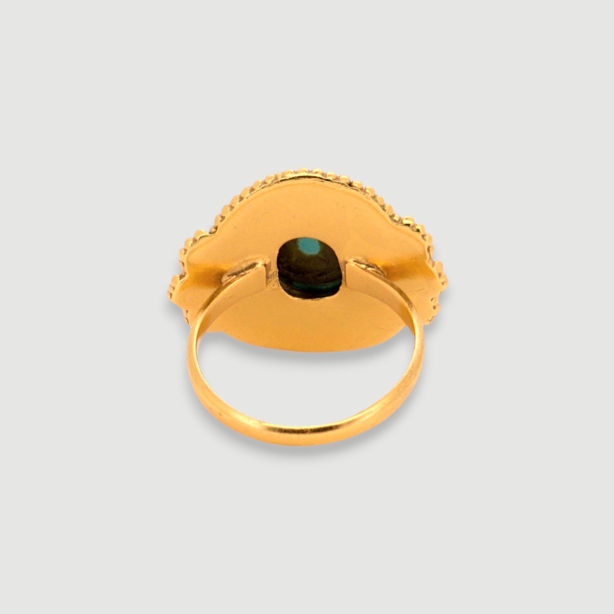Antique-Inspired Turquoise Ring