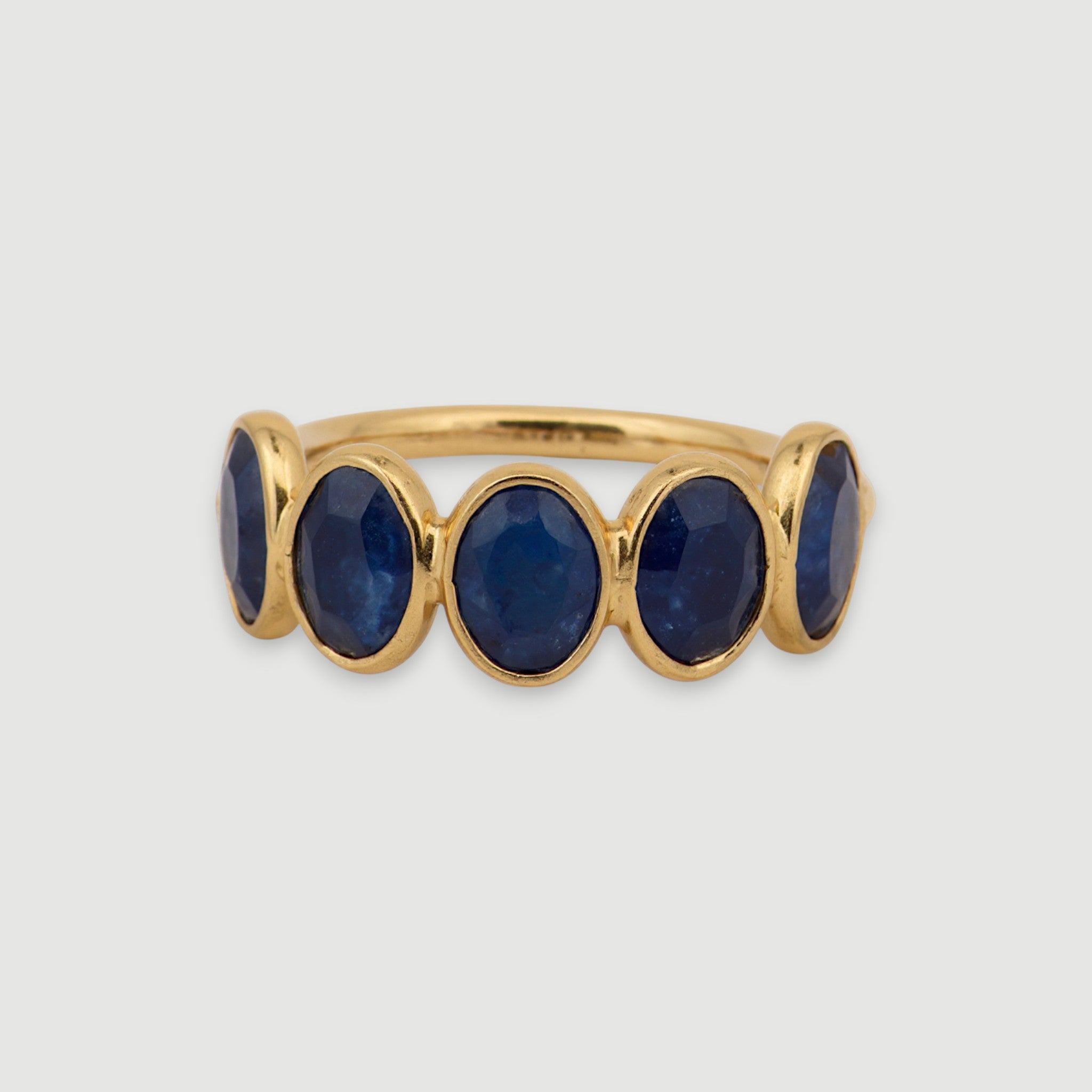 Blue Sapphire Band Ring