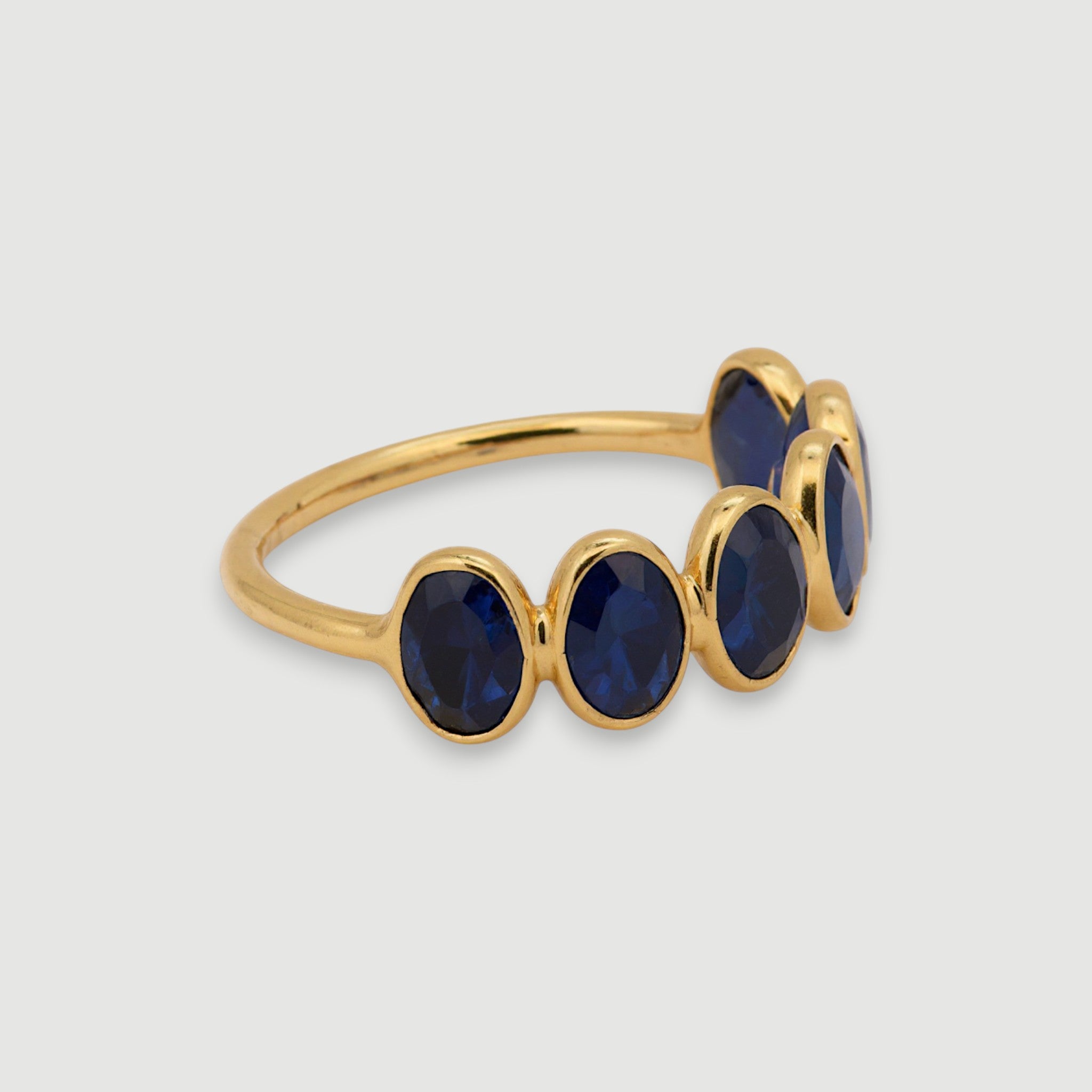 Blue Sapphire Band Ring