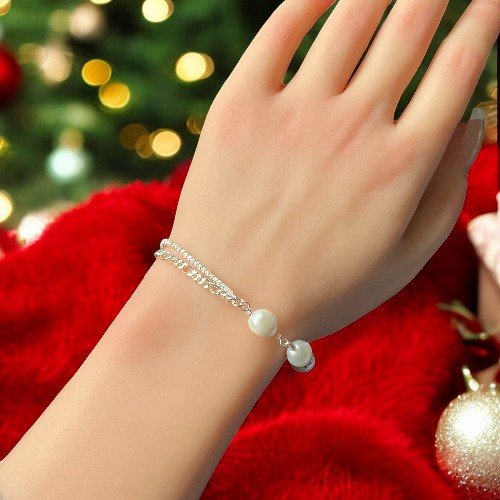 Freshwater pearl bracelet in elegant 925 sterling silver 3