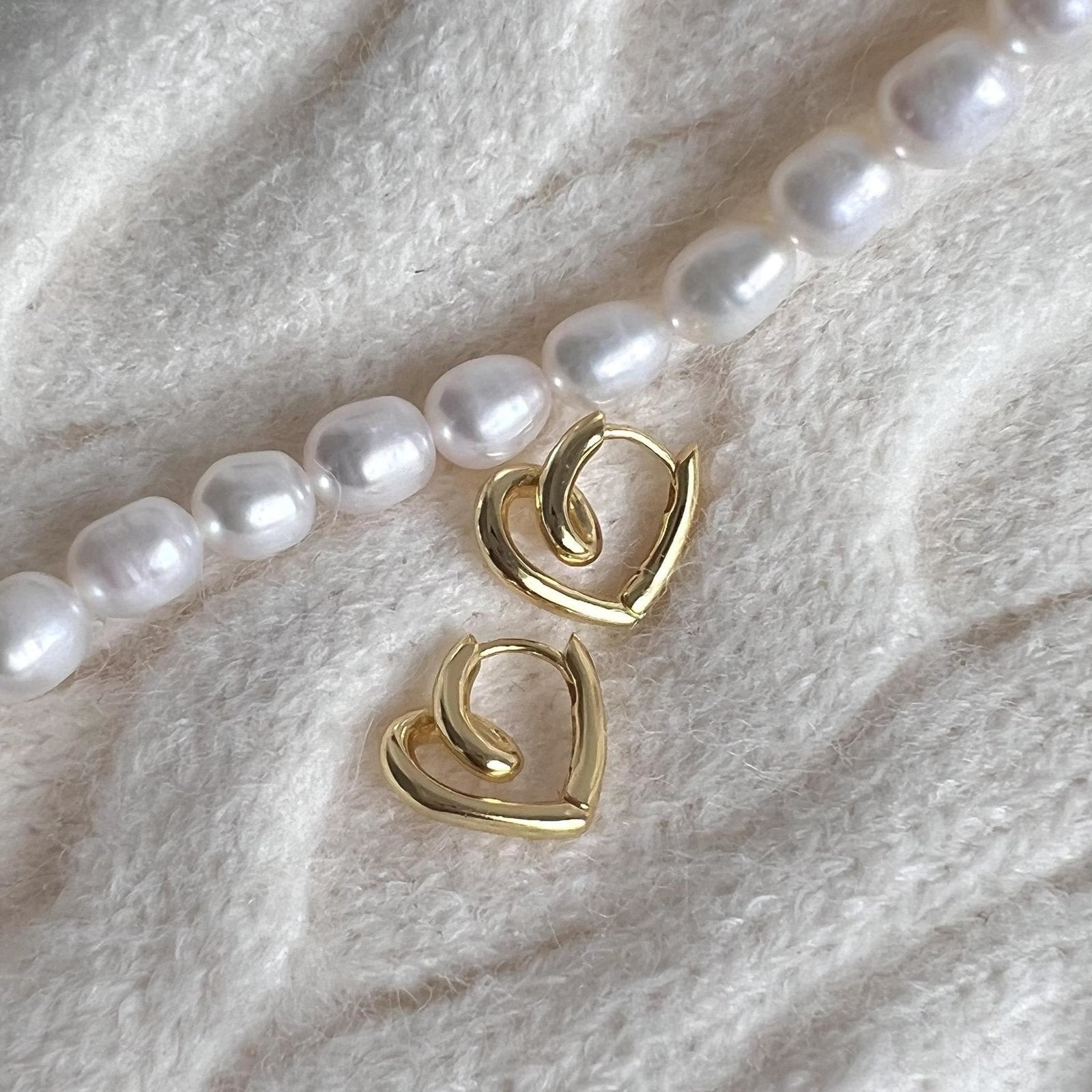 Open Heart Hoop Earrings2