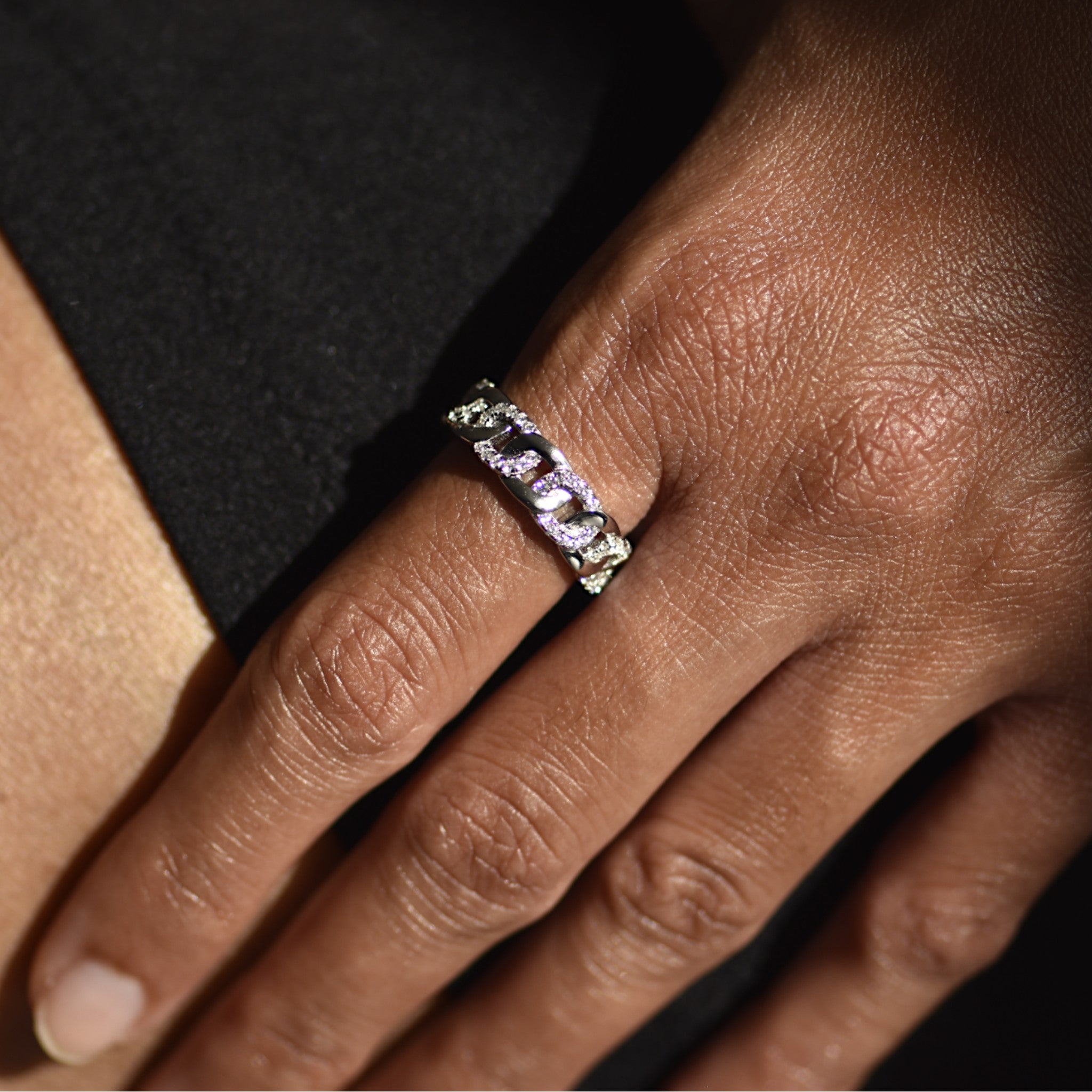 Chain Link Eternity Ring1231