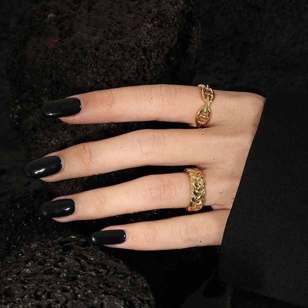 Chain Link Open Ring2