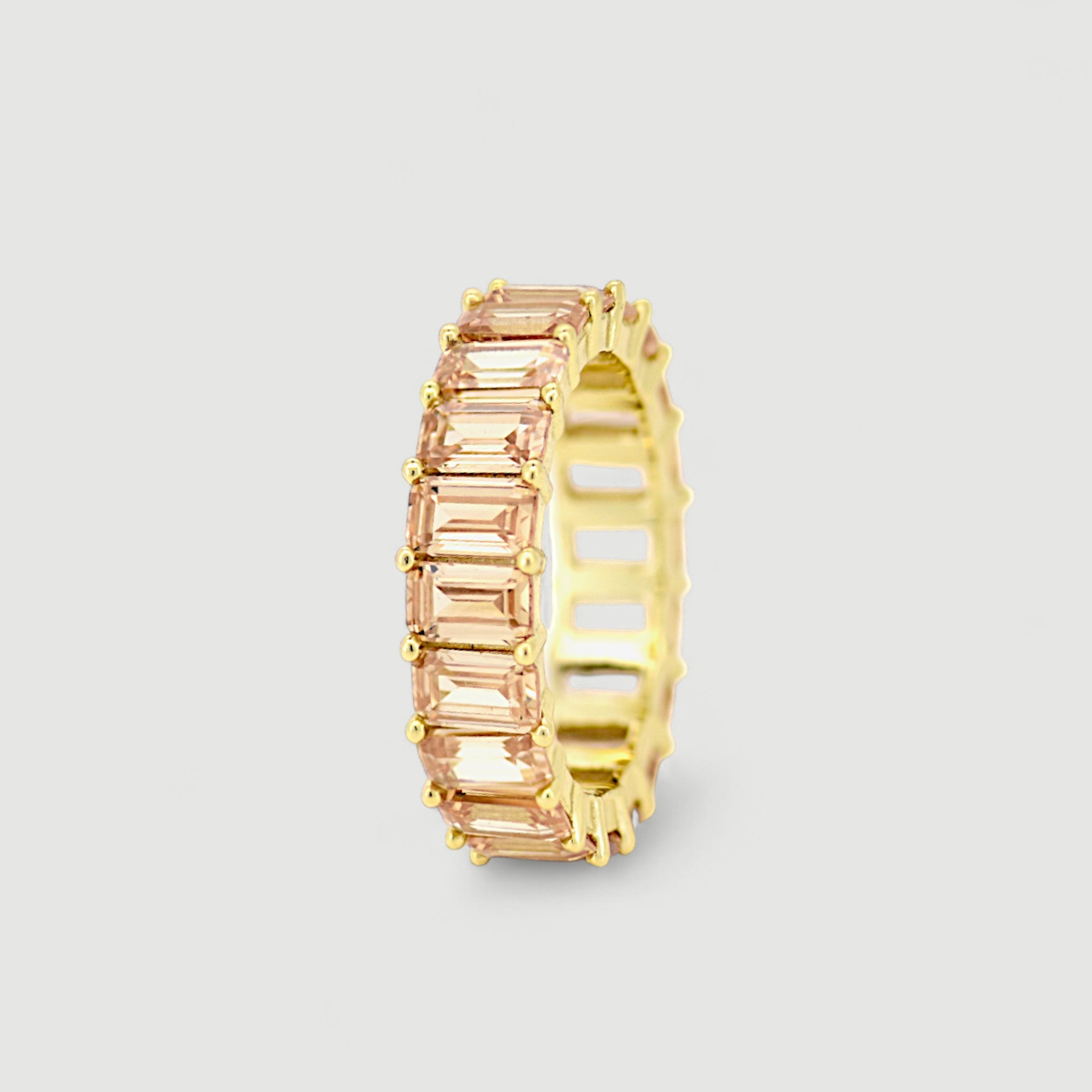 Champagne Baguette Ring5