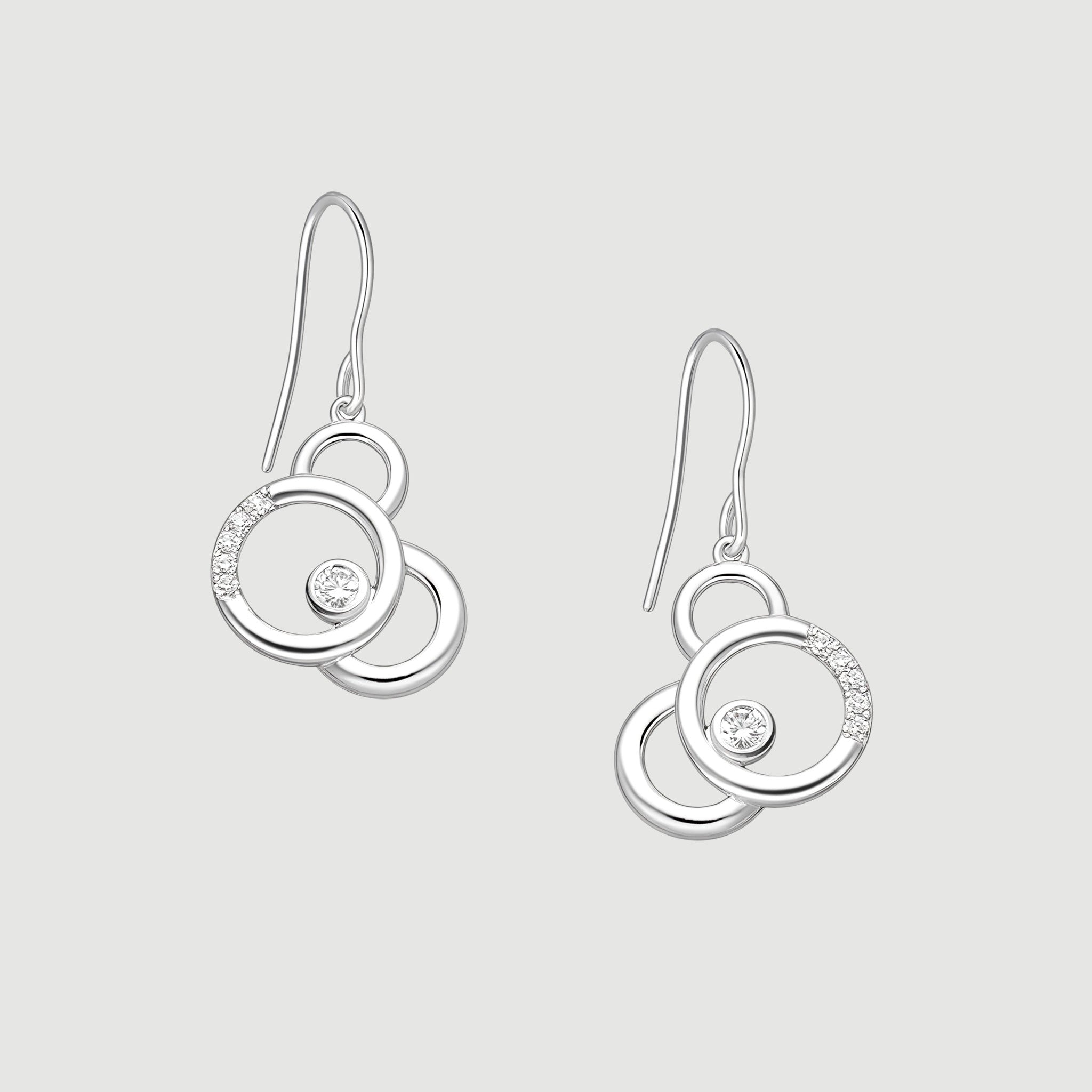 Circle Drop Earrings
