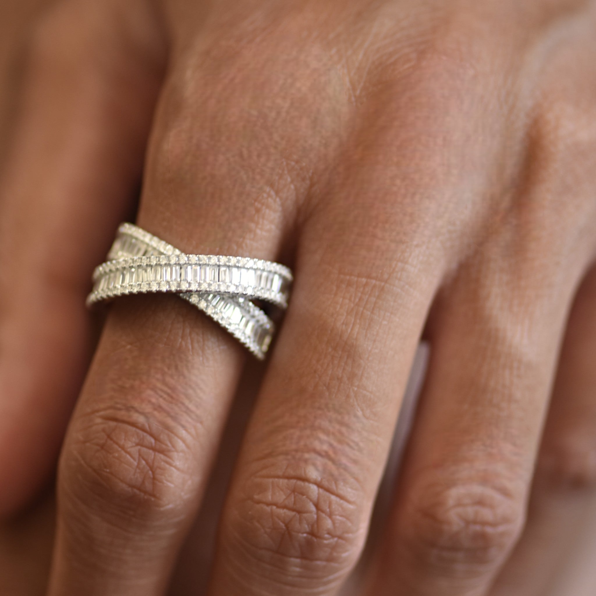 Criss-Cross Baguette Ring123