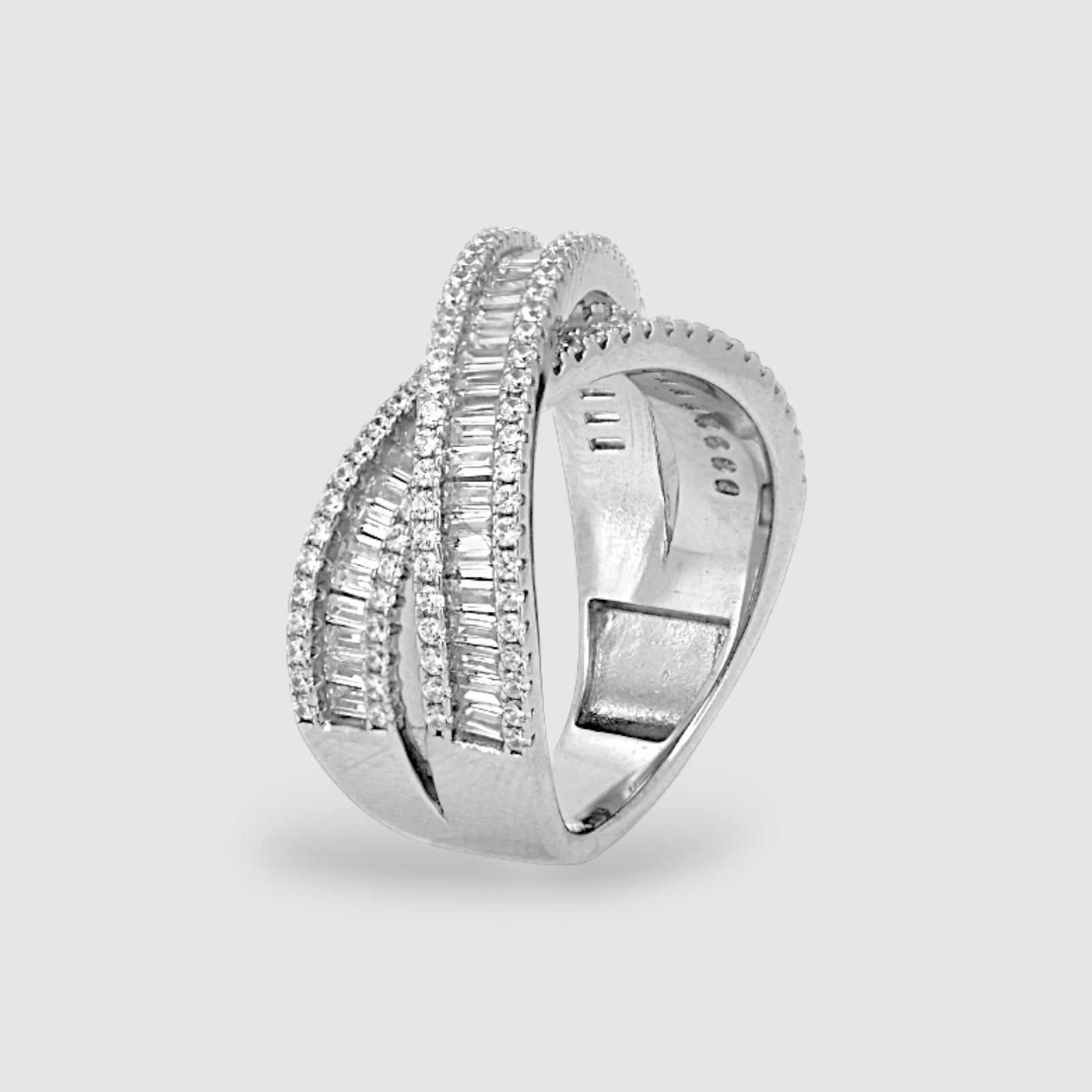 Criss-Cross Baguette Ring34
