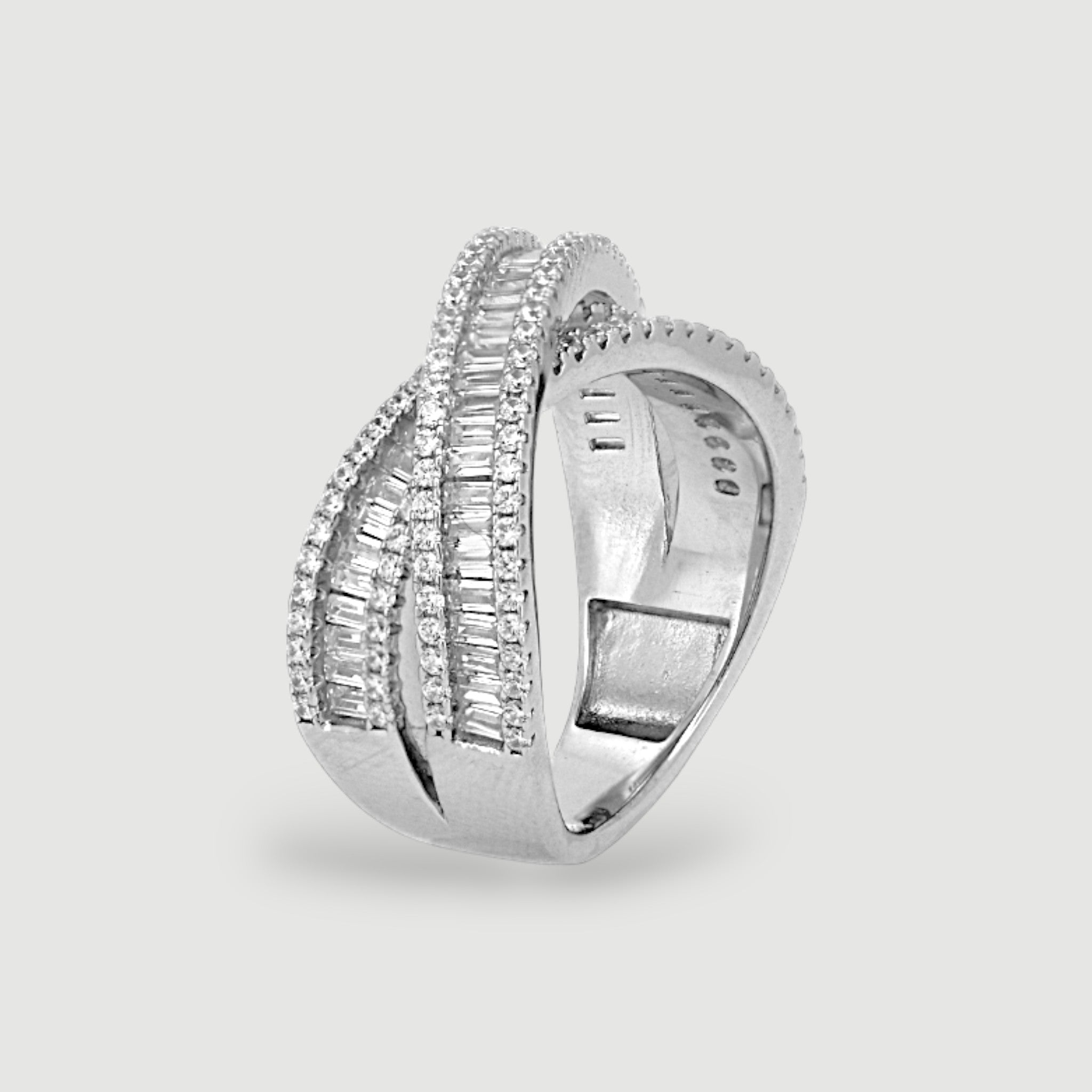 Criss-Cross Baguette Ring34