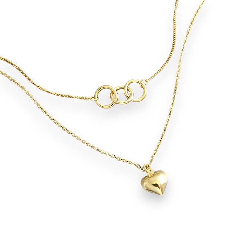 Layered Heart Necklace1