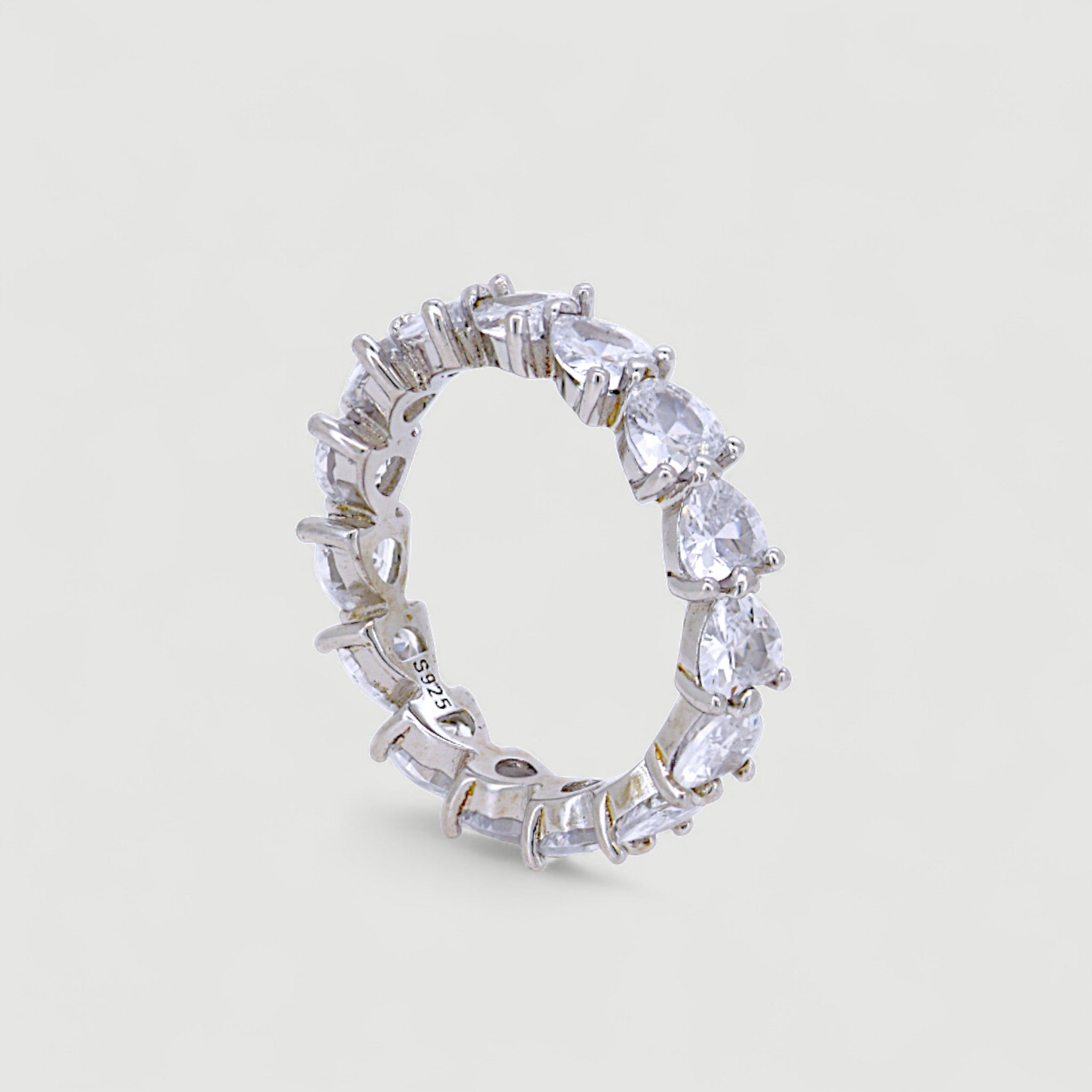 Heart-Cut Eternity Ring3