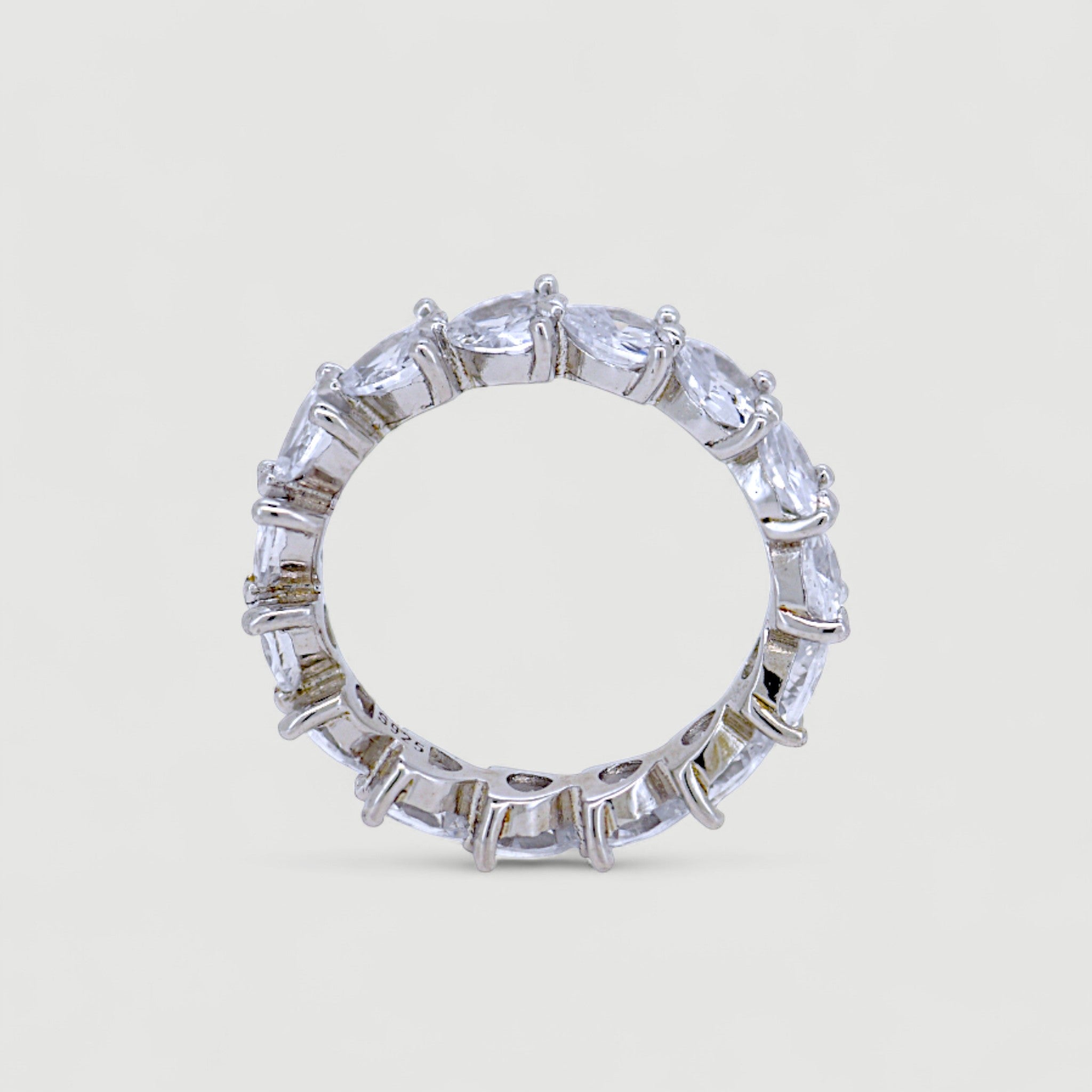 Heart-Cut Eternity Ring4