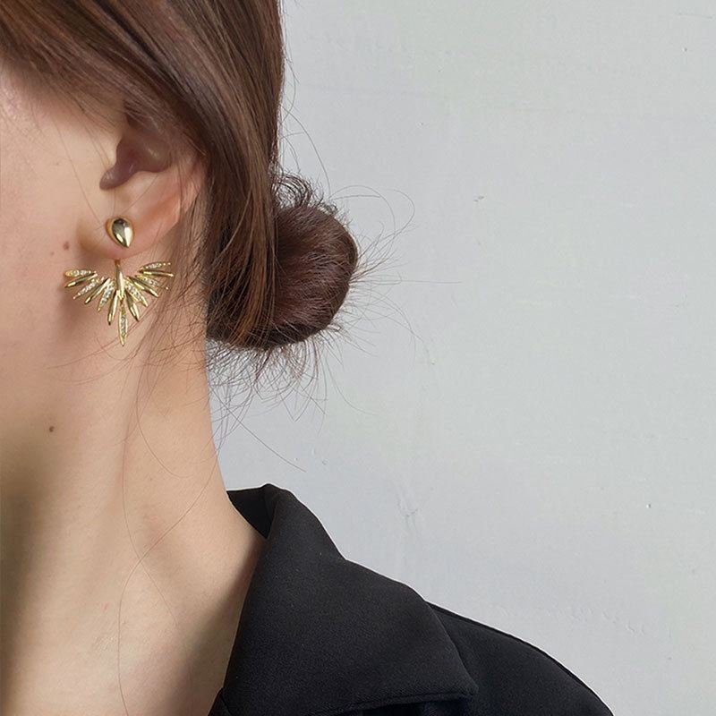 Leaf Dangle Earrings2