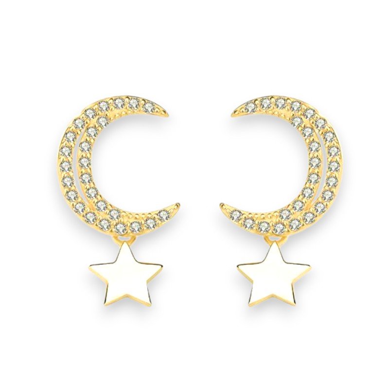 Crescent Moon Earrings1