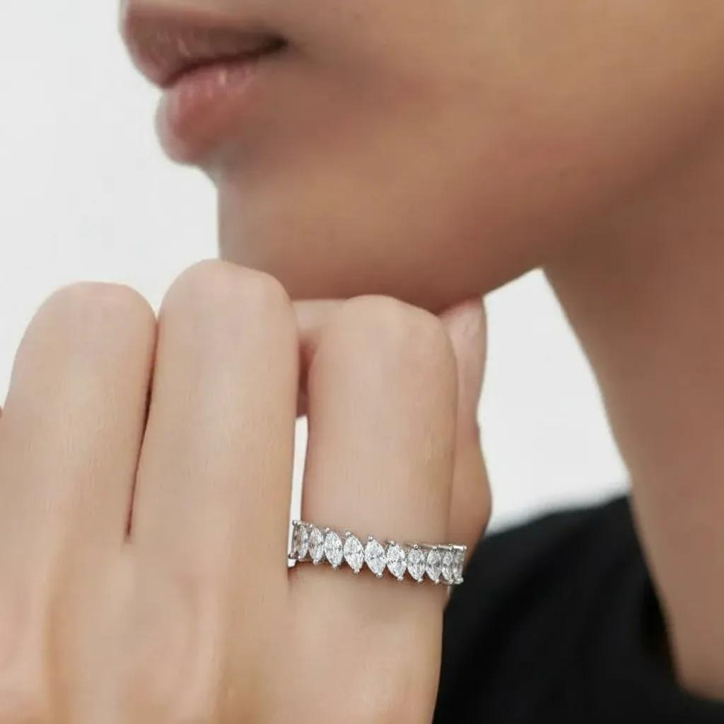 Marquise Eternity Ring1