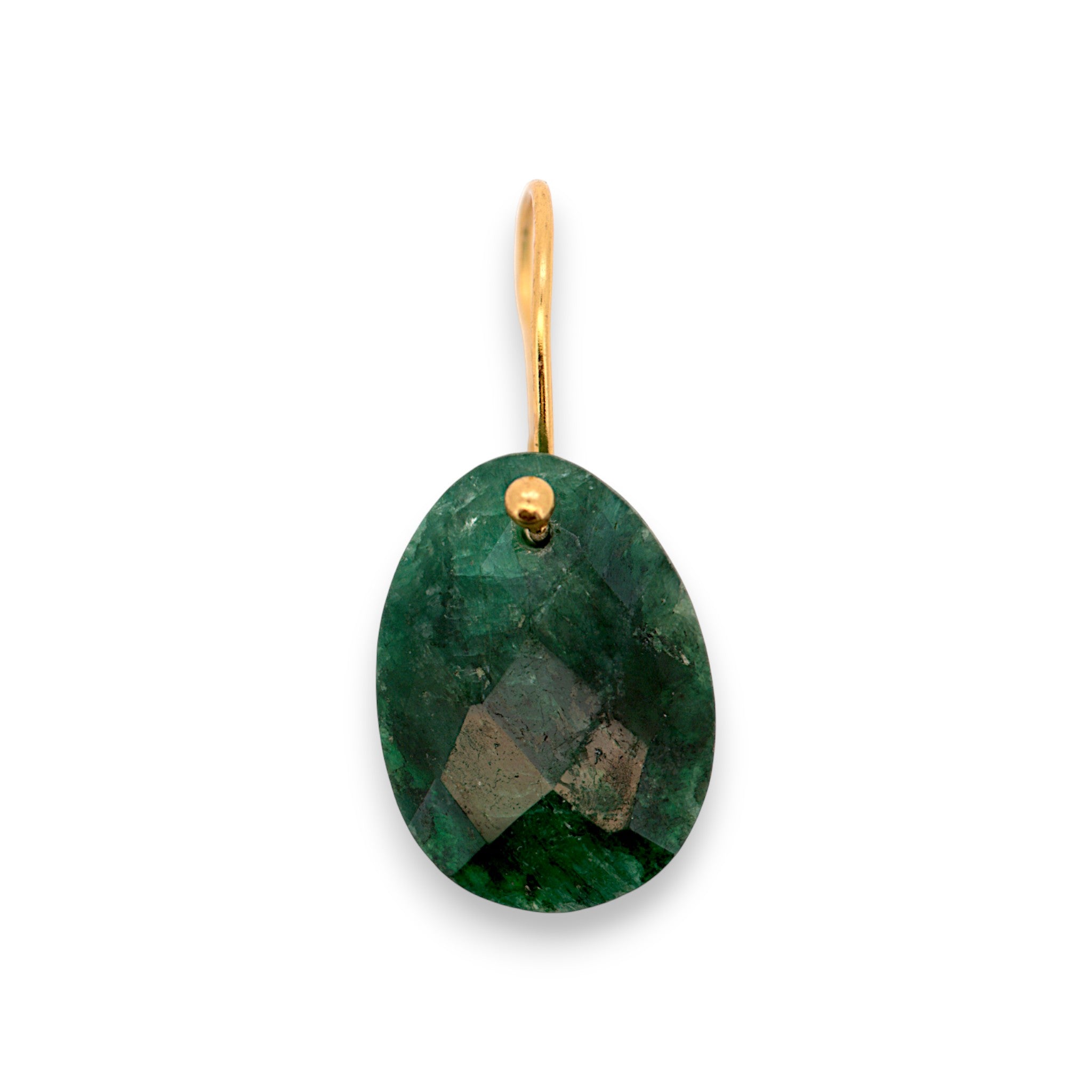 Natural Emerald Drop Earring5