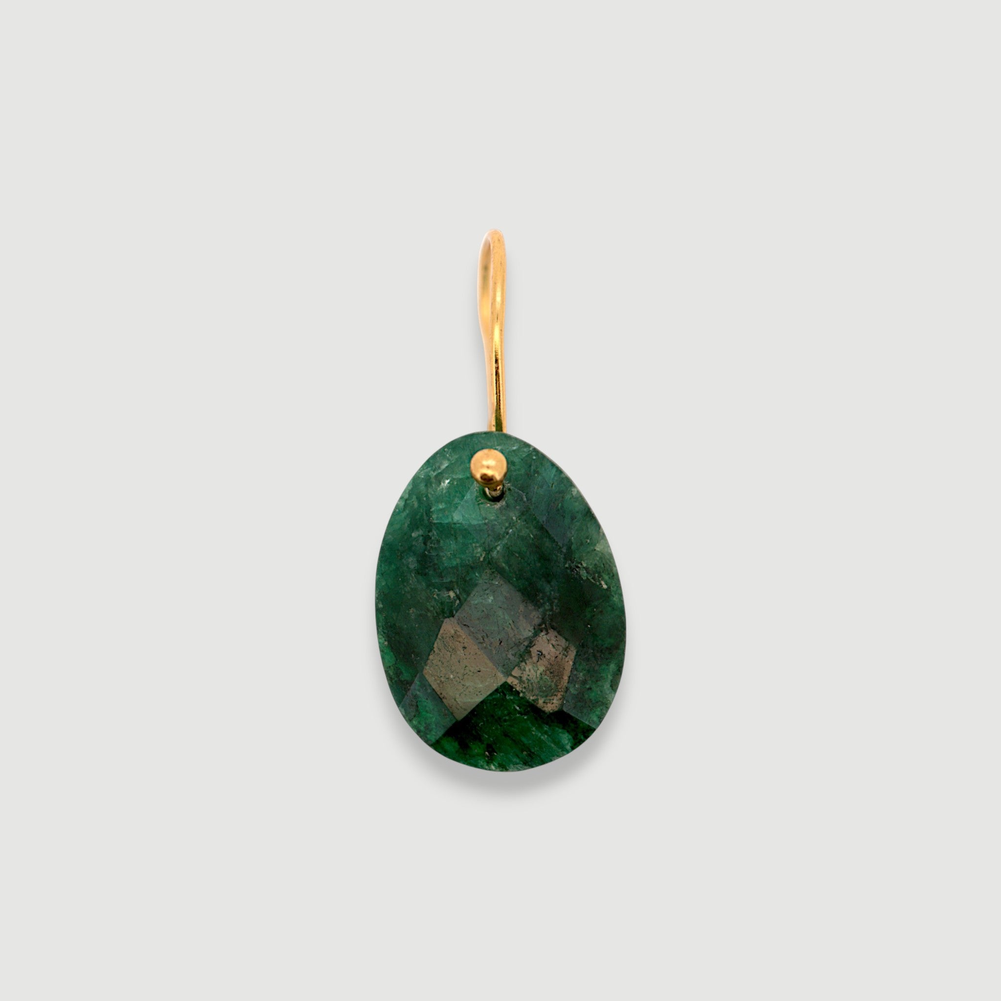 Natural Emerald Drop Earring5