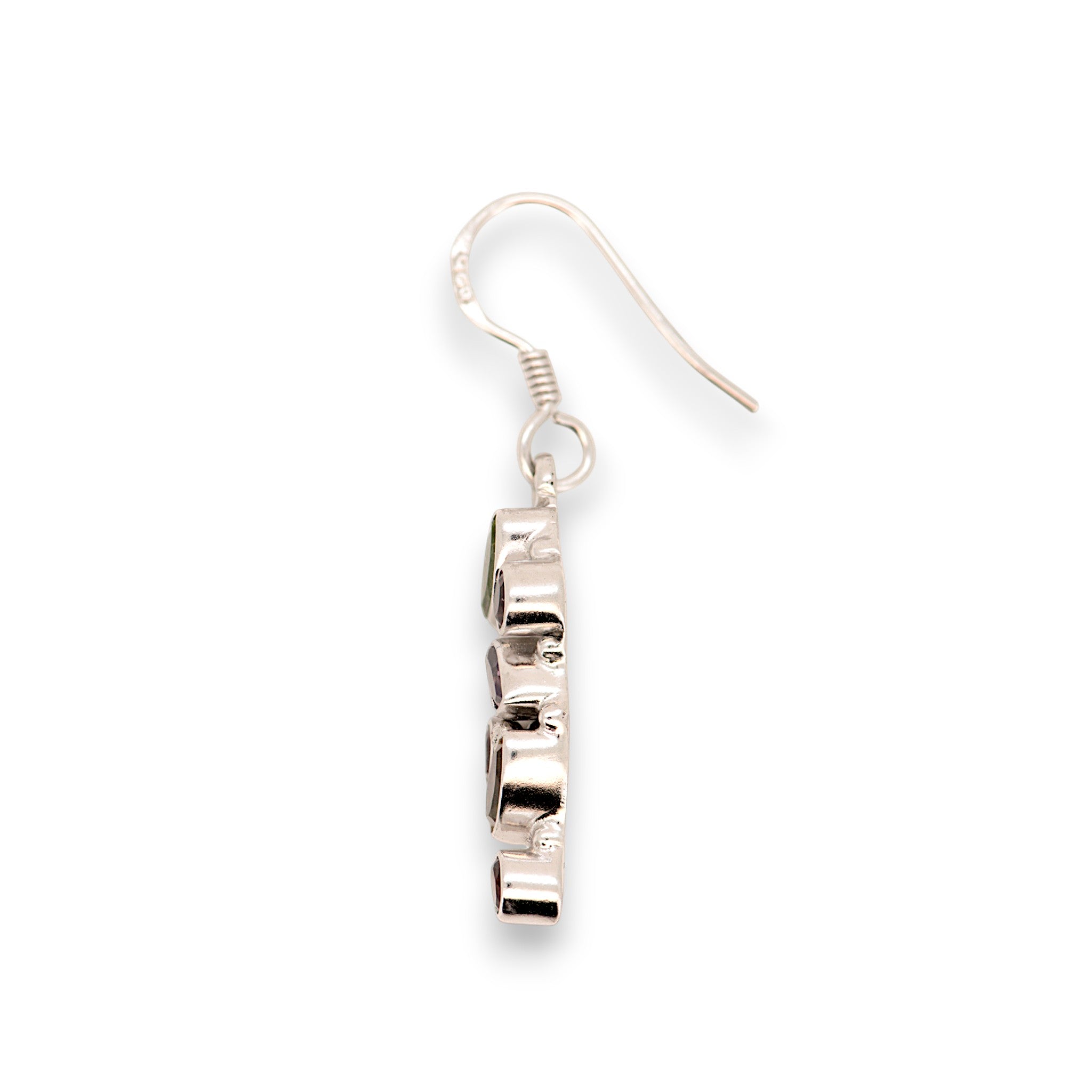 Natural Multi-Gemstone Drop Earrings6