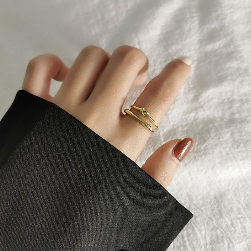 Double Knot Open Ring4