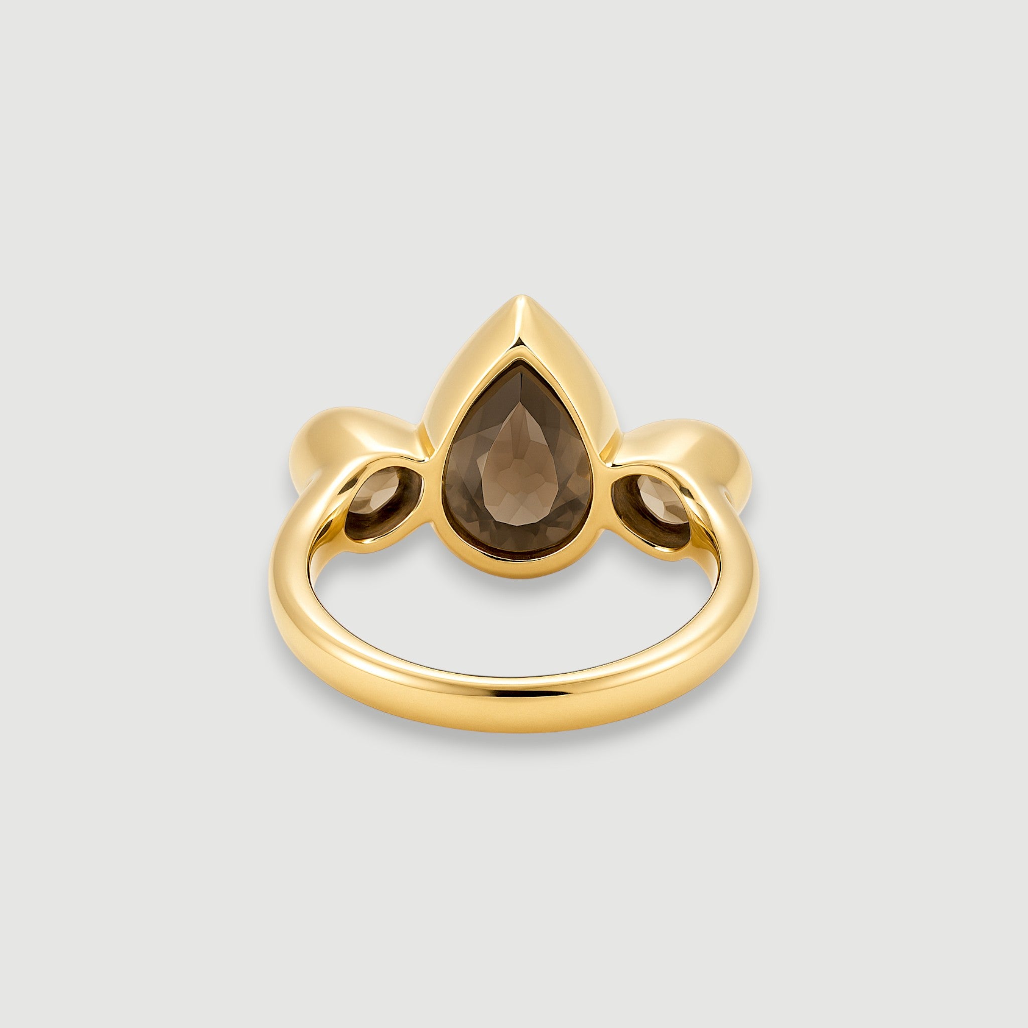 Smoky Topaz Gemstone Ring