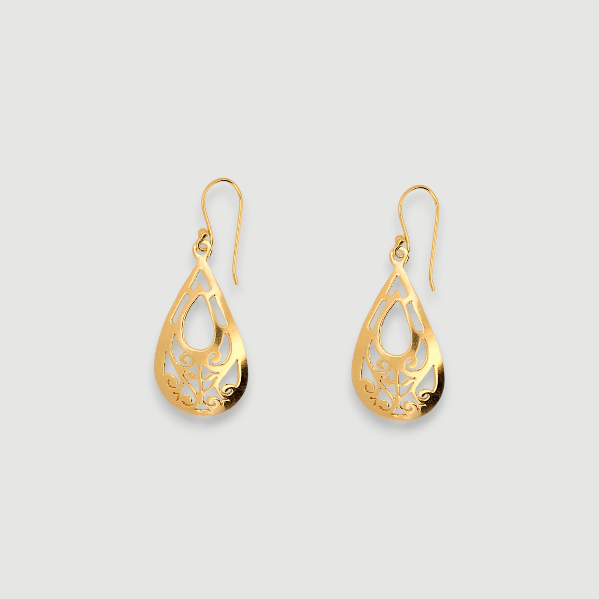 Teardrop Filigree Earring1