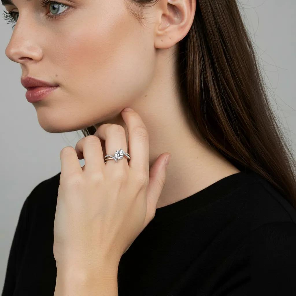 Twisted Solitaire Ring3