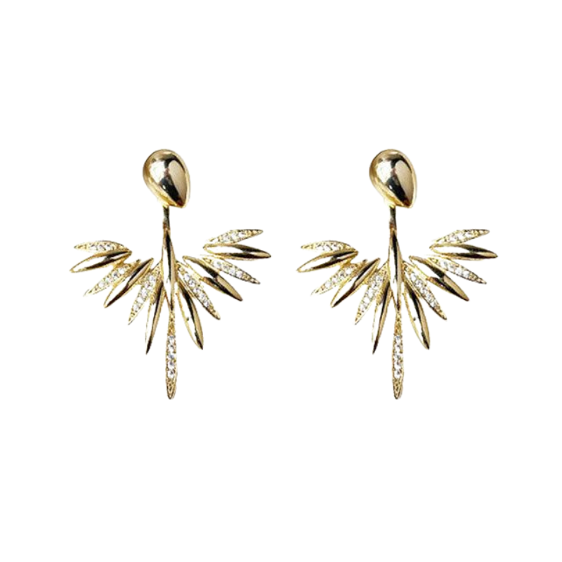 Leaf Dangle Earrings5