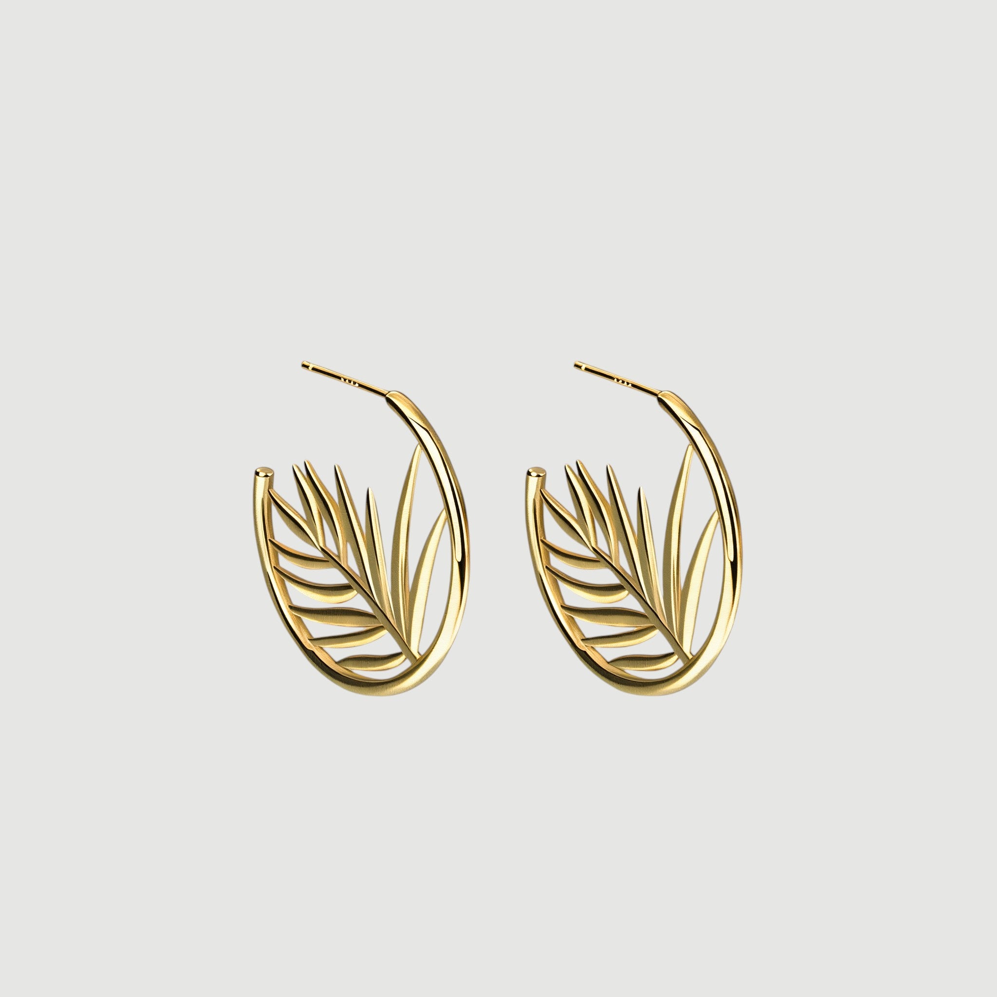 amara-jewels-gold-palm-leaf-hoop-earrings